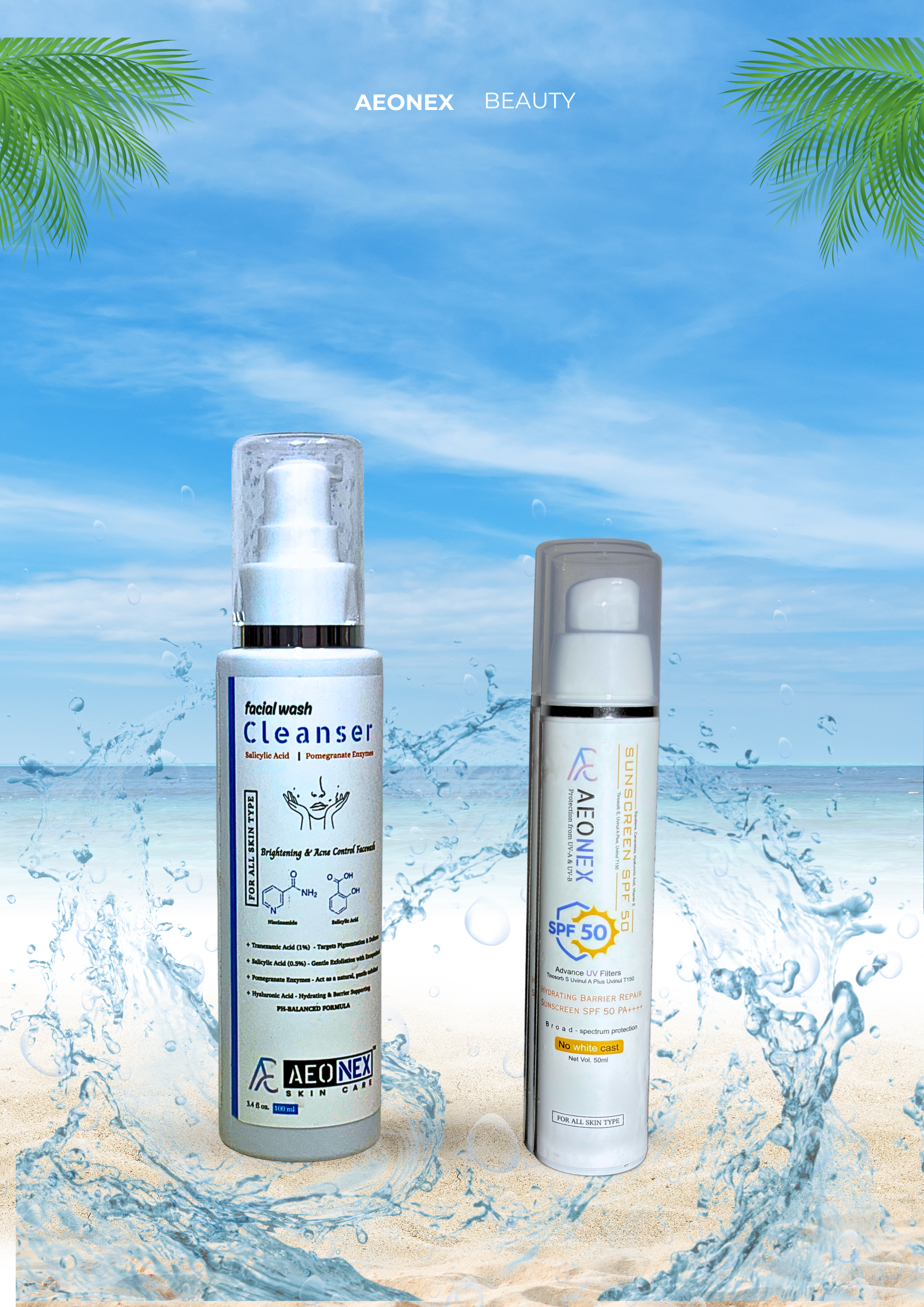 AEONEX Daily Brightening & Sun Protection Comb0